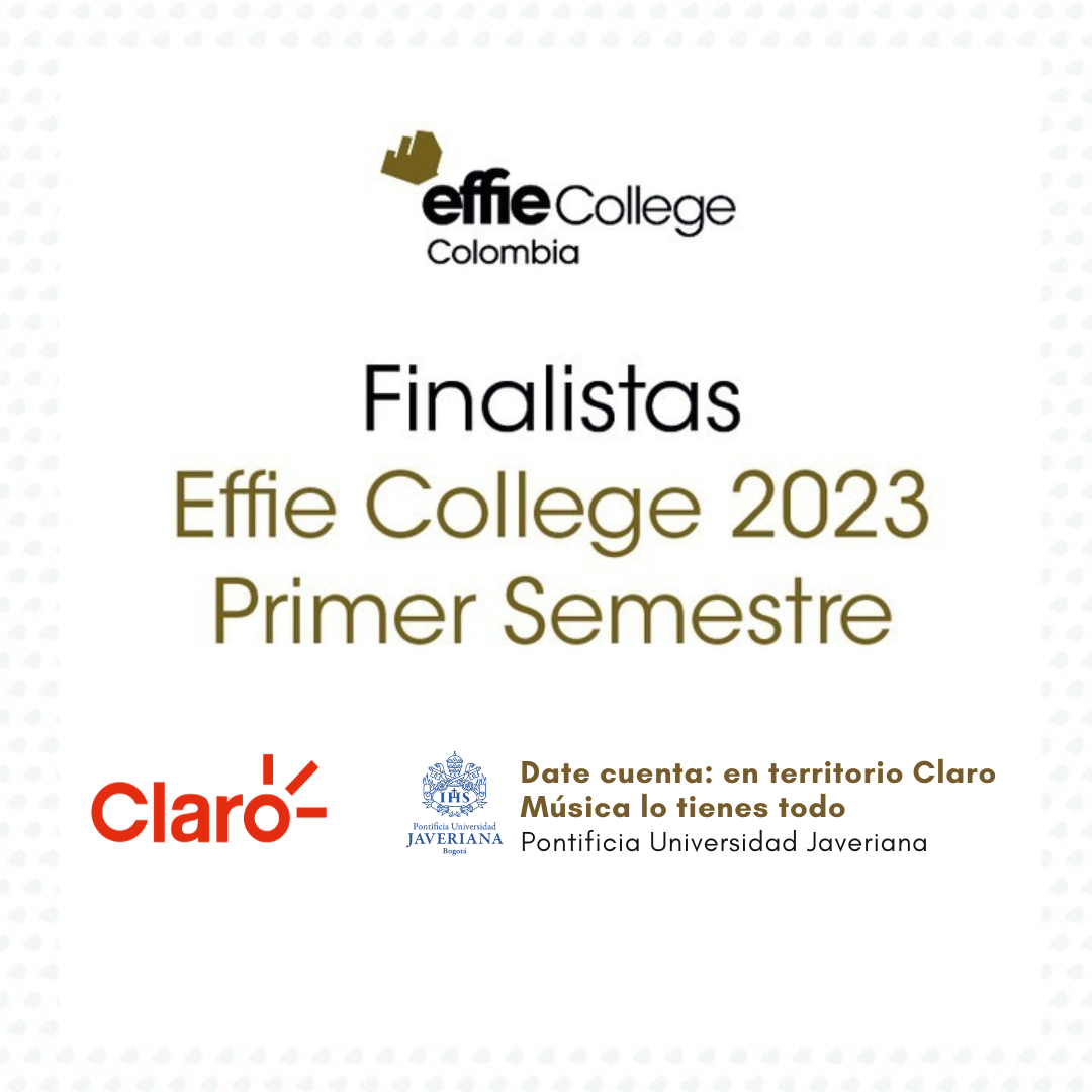 “Date cuenta: en territorio Claro Música lo tienes todo” propuesta hecha por estudiantes de la Carrera de Comunicación Social, clasificó para las rondas finales de los premios Effie. #Estudiantes FCyL